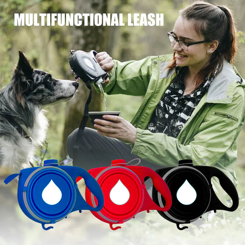 Portable Traction Rope with Water Bottle for Outdoors
